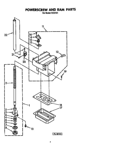 Powerscrew and ram (kcc151)