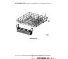 KitchenAid KDS21 lower rack diagram