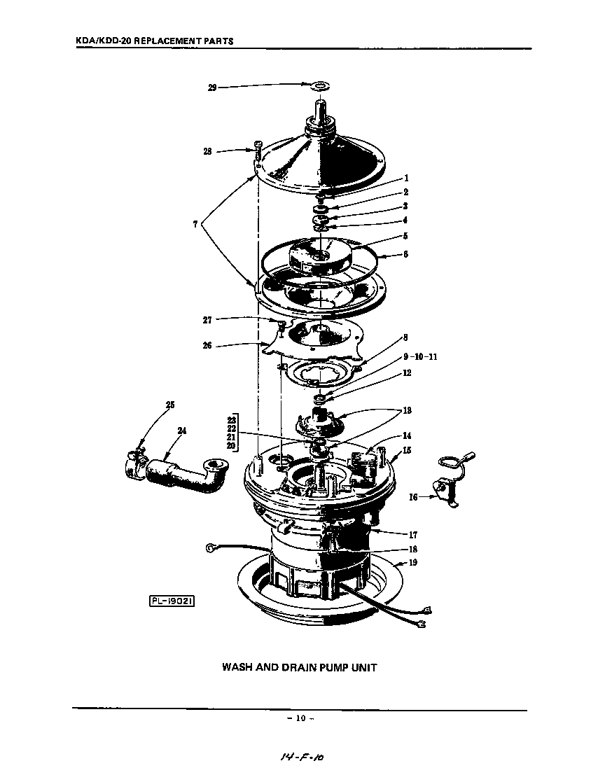 WASH AND DRAIN PUMP