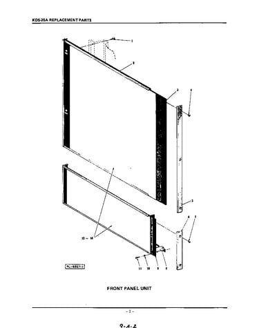 Front panel