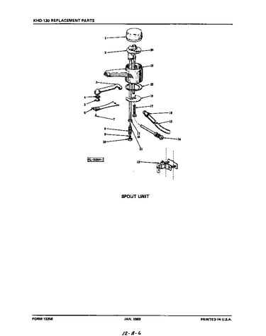 Spout unit