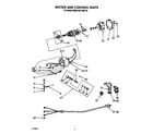 KitchenAid KDM90DGN0 motor and control diagram