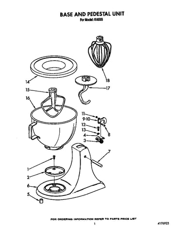 Base and pedestal