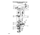 KitchenAid KDM5DGN0 case, gearing and planetary unit diagram