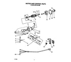 KitchenAid KSM5BBU motor and control diagram