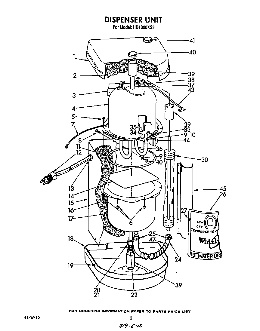 DISPENSER UNIT