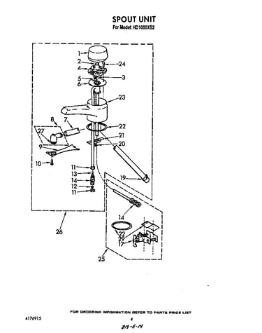 Spout unit