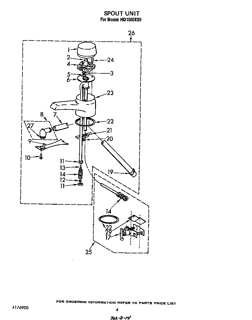 Spout unit