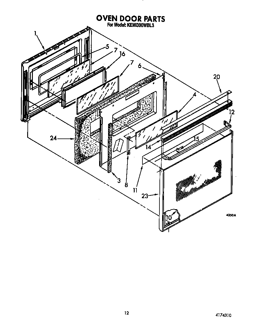 Oven door