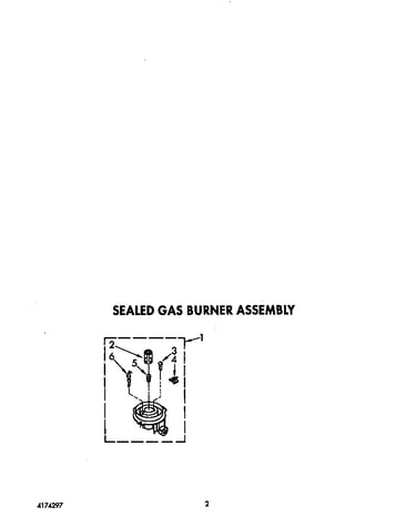 Sealed gas burner