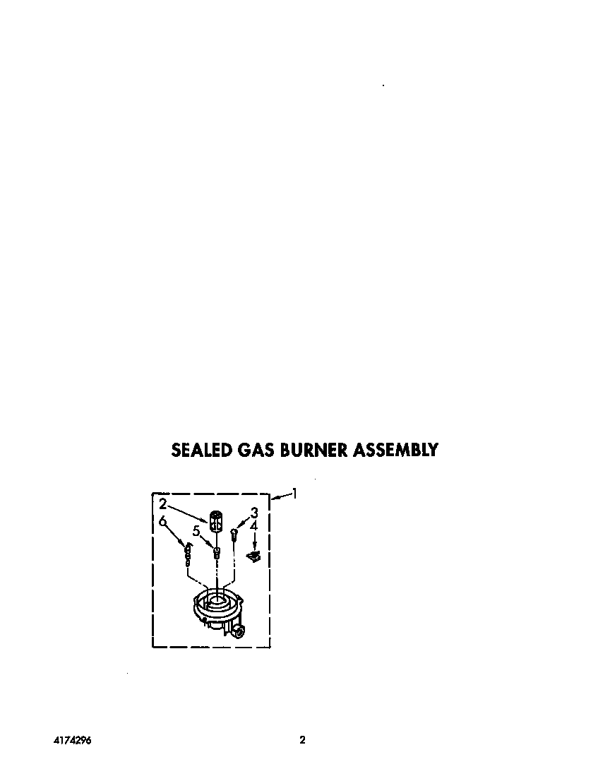 Sealed gas burner