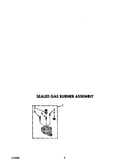 Sealed gas burner