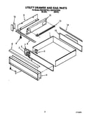Utility drawer and rail