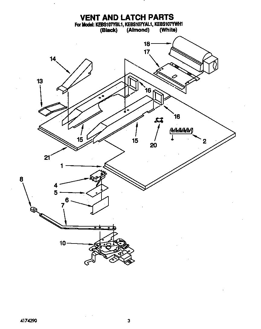 Vent and latch
