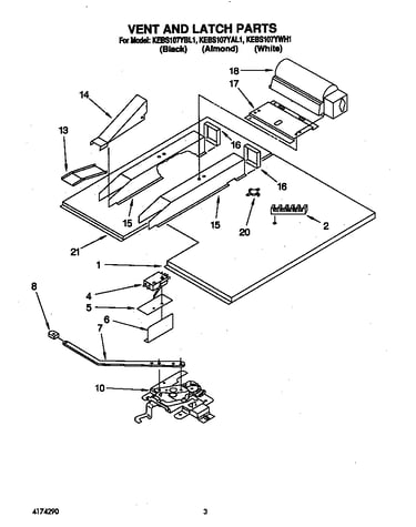 Vent and latch