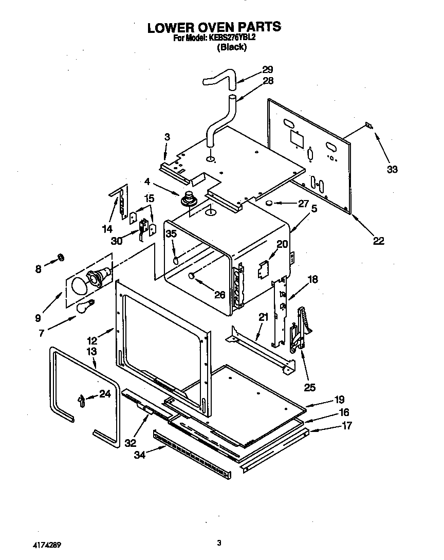 Lower oven