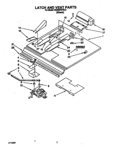 Latch and vent