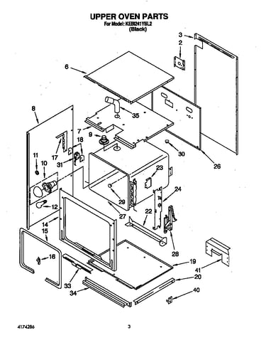 Upper oven