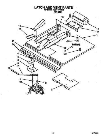 Latch and vent