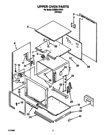 Upper oven