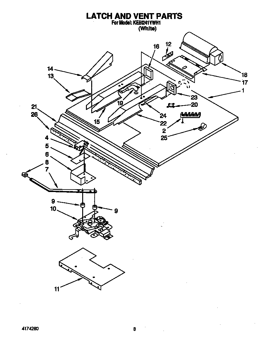 LATCH AND VENT