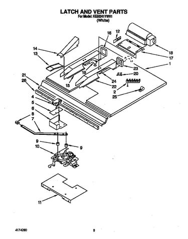 Latch and vent