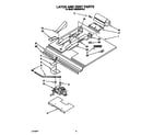 KitchenAid KEBS246YBL2 latch and vent diagram