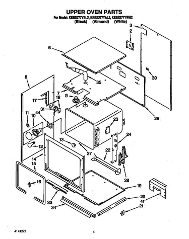 Upper oven