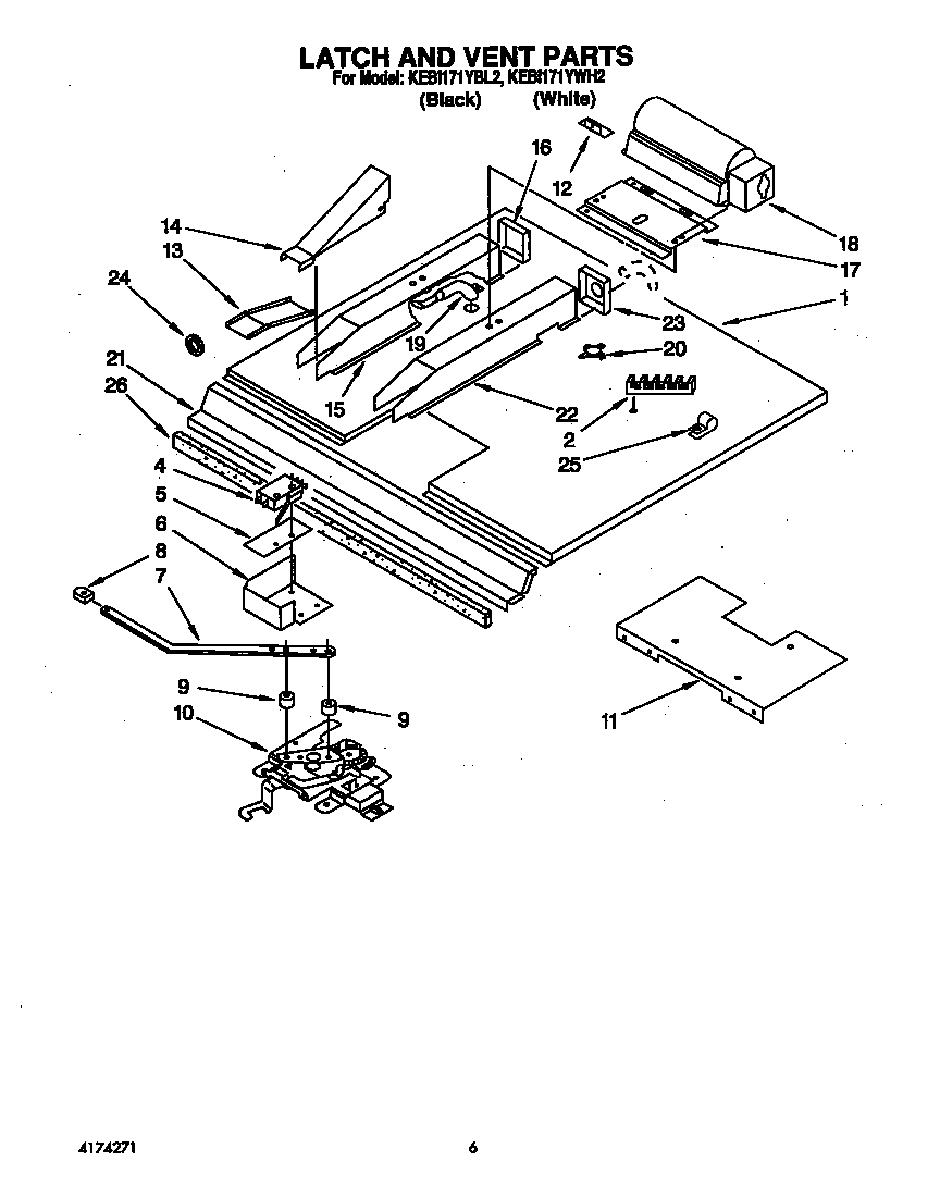 Latch and vent