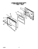 Lower oven door