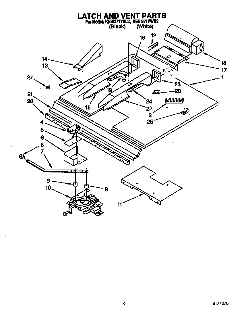Latch and vent