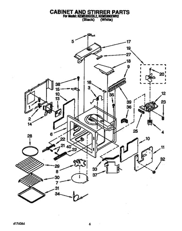 Cabinet and stirrer