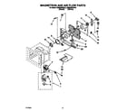 KitchenAid KEMS306XWH2 magnetron and air flow diagram