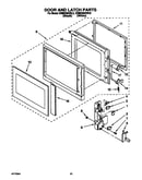 Door and latch