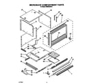 KitchenAid KEMS306XWH1 microwave compartment diagram