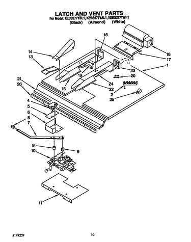 Latch and vent
