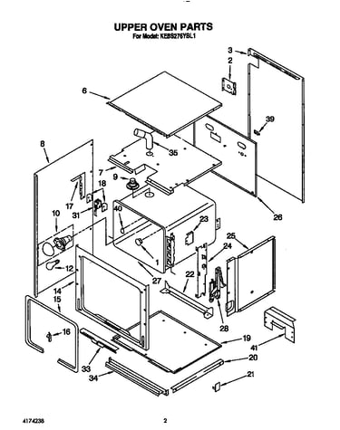 Upper oven