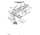 KitchenAid KEBS276YBL1 latch and vent diagram