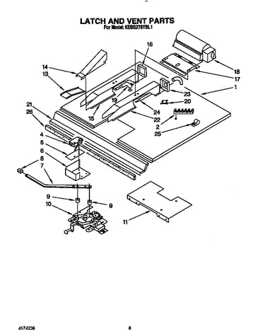 Latch and vent