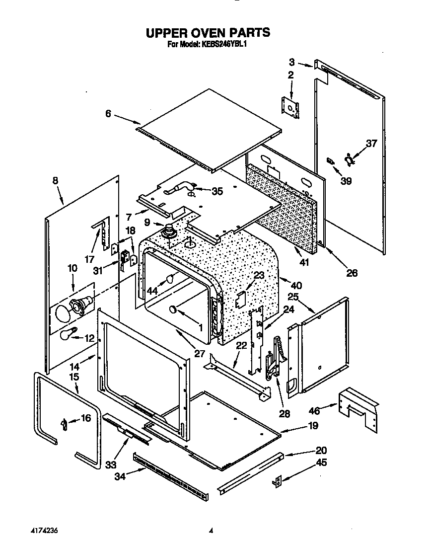 Upper oven
