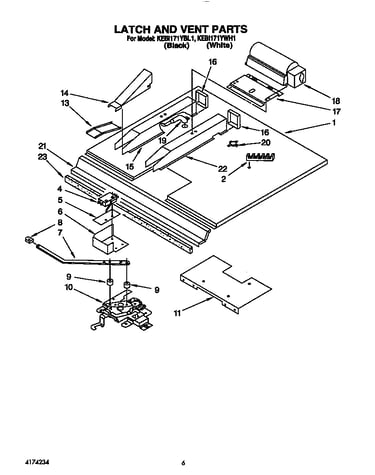 Latch and vent