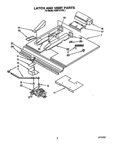 Latch and vent