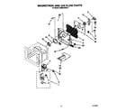 KitchenAid KEMS378XBL2 magnetron and airflow diagram