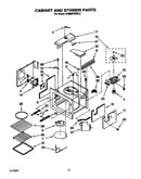 Cabinet and stirrer