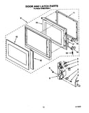 Door and latch