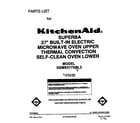 KitchenAid KEMS377XWH2 front cover diagram