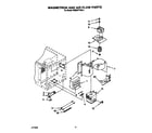 KitchenAid KEMS377XWH2 magnetron and air flow diagram
