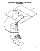 Component shelf and latch