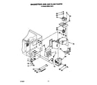 KitchenAid KEMI371XBL2 magnetron and air flow diagram