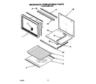 KitchenAid KEMI371XBL2 microwave compartment diagram
